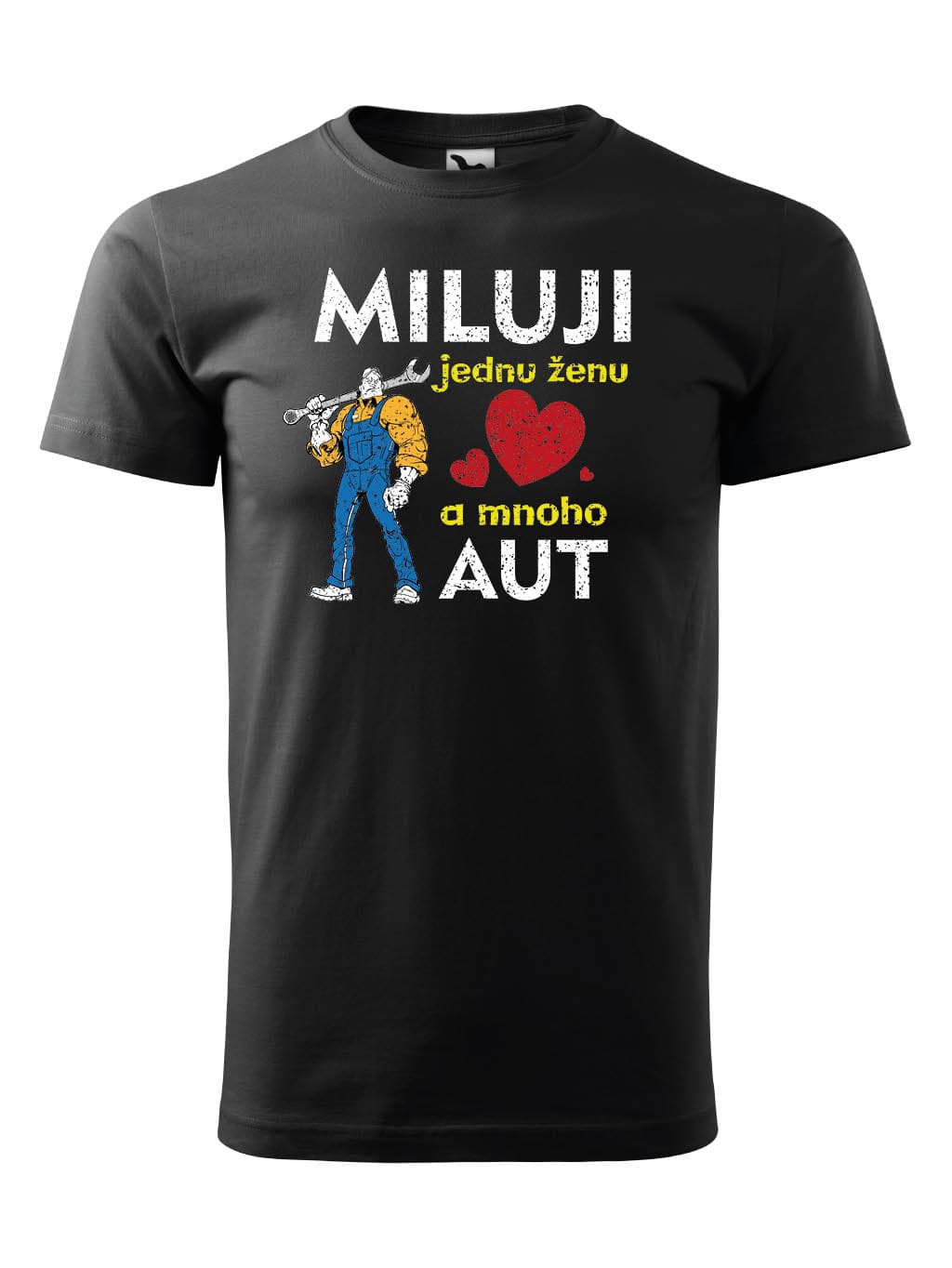 Tričko s potiskem Milovník Aut