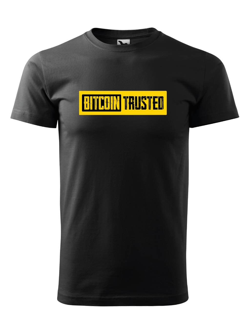 Tričko s potiskem Bitcoin trusted