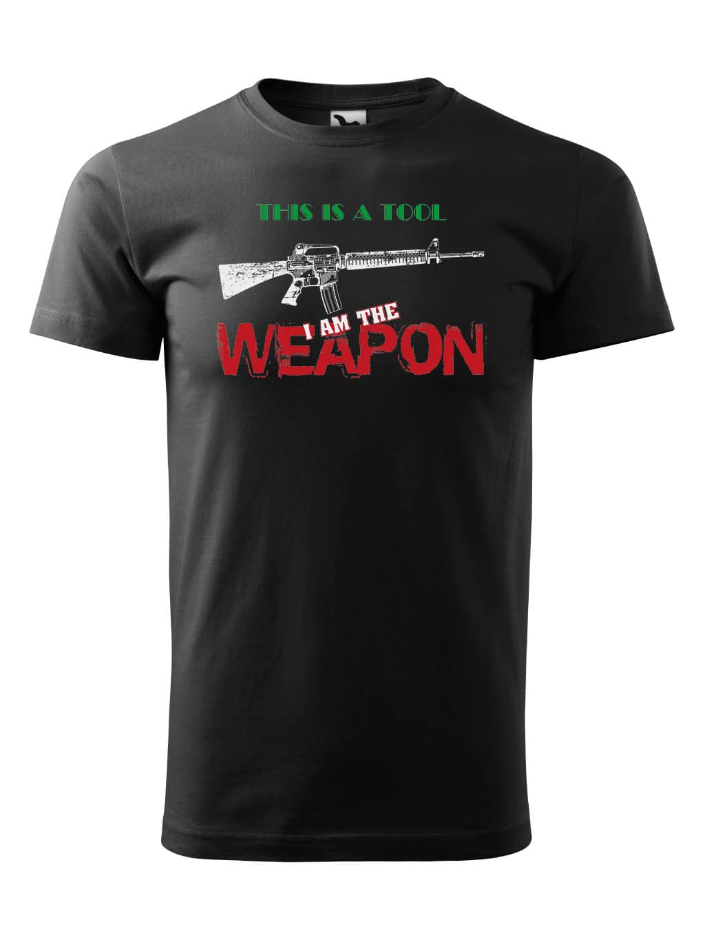 Tričko s potiskem I am weapon