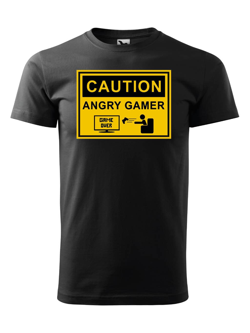 Tričko s potiskem Angry gamer