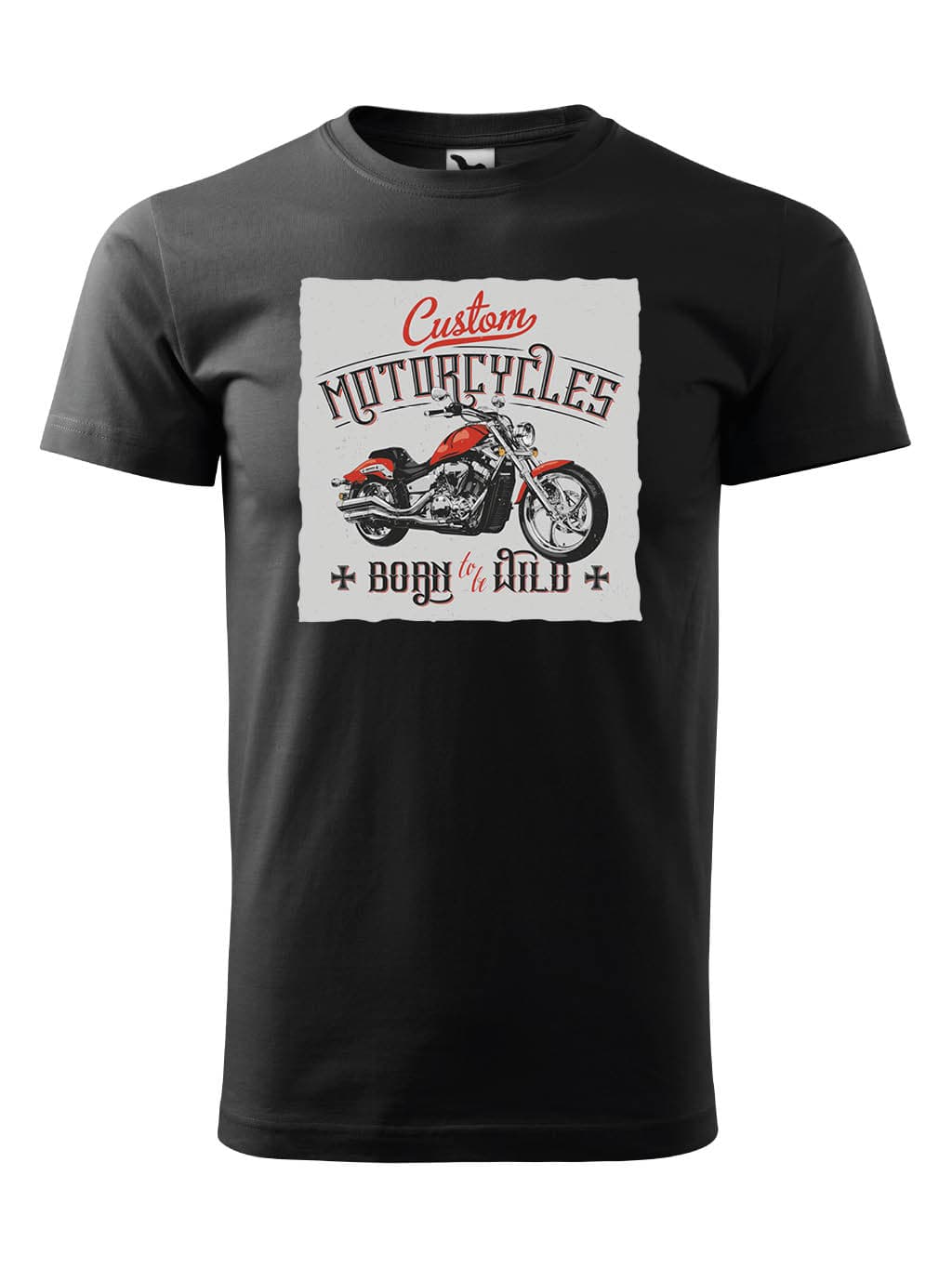 Tričko s potiskem Custom motorcycles