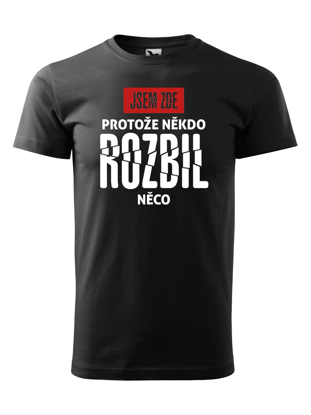 Tričko s potiskem Opravář je zde