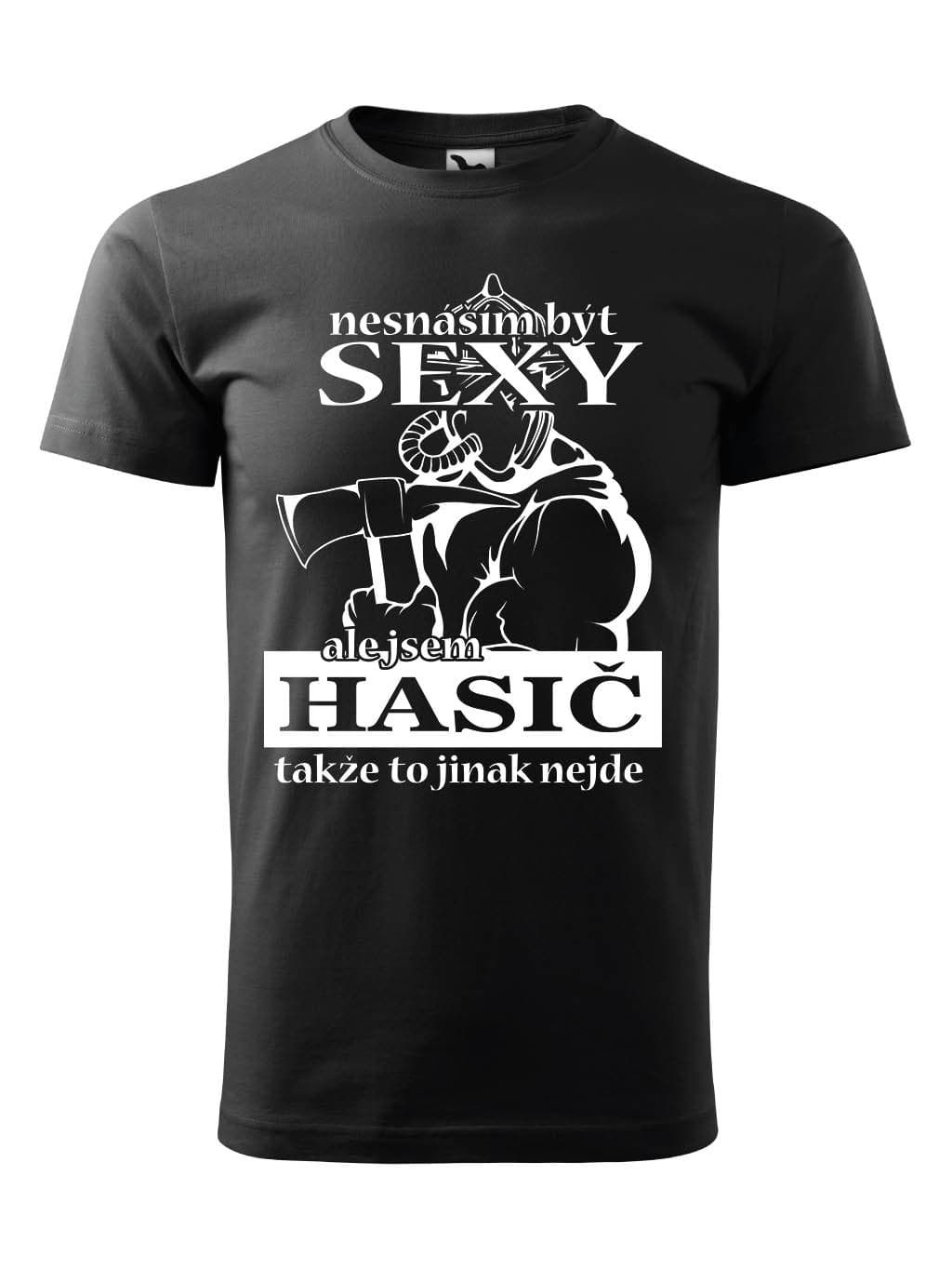 Tričko s potiskem Sexy hasič