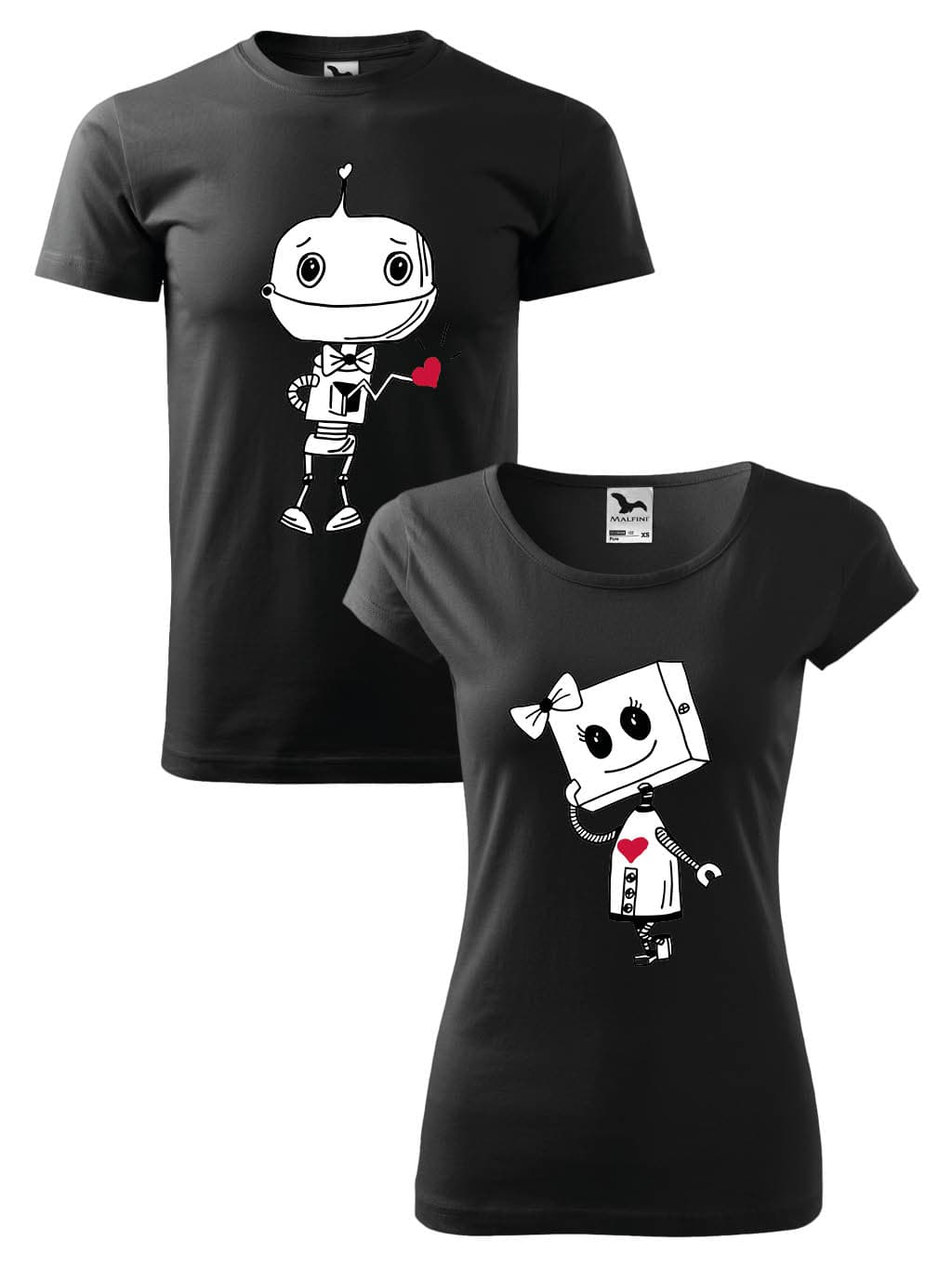 Trička pro páry Robot Love