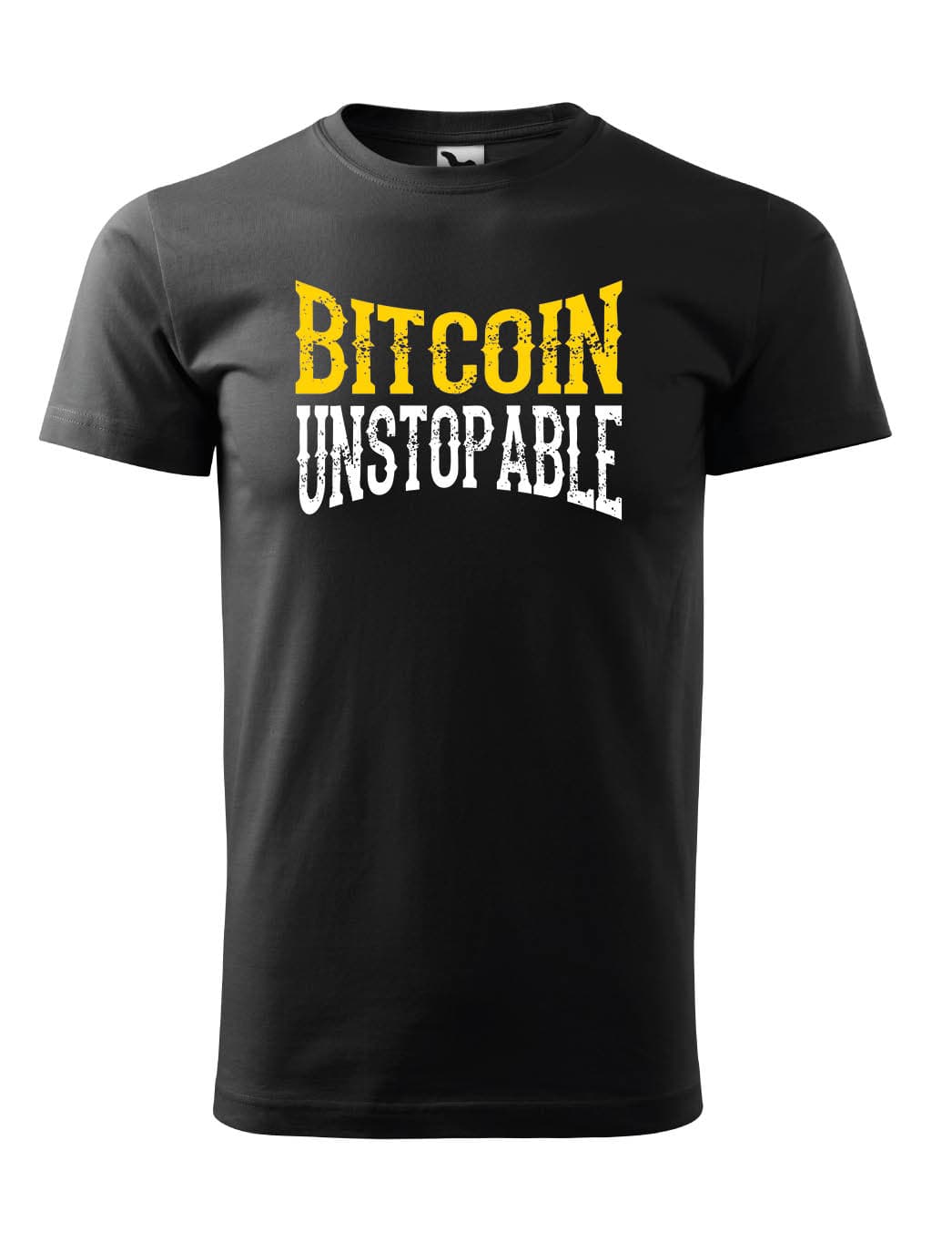 Tričko s potiskem Bitcoin unstopable