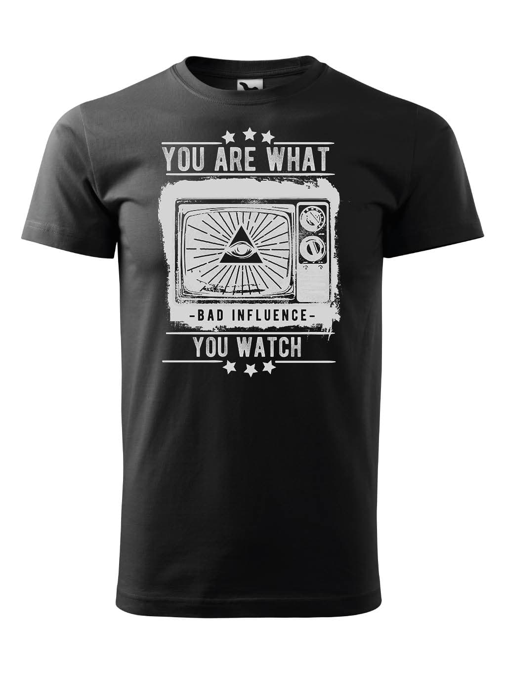 Tričko s potiskem You are what u Watch