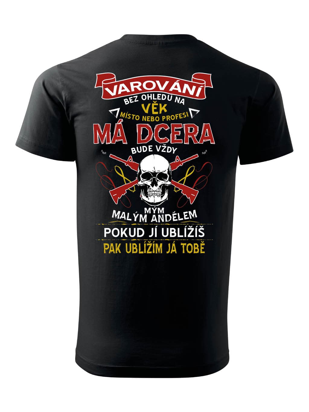 Tričko s potiskem Má dcera můj anděl