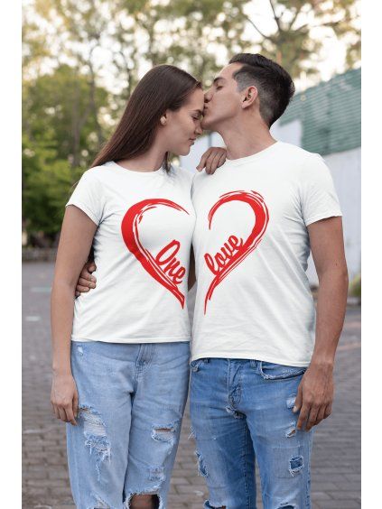 Trička pro páry One Love