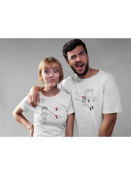 Trička pro páry Magnetická Přitažlivost