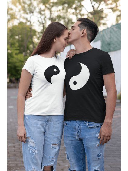 Trička pro páry Jing Jang