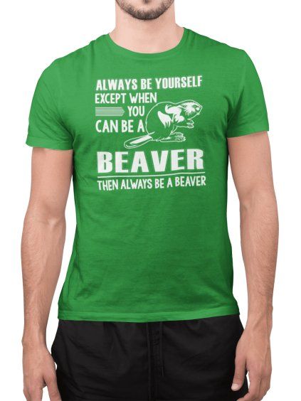 Tričko s potiskem Beaver