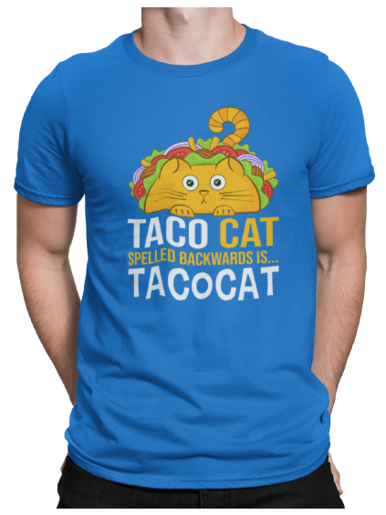 Tričko s potiskem Taco cat
