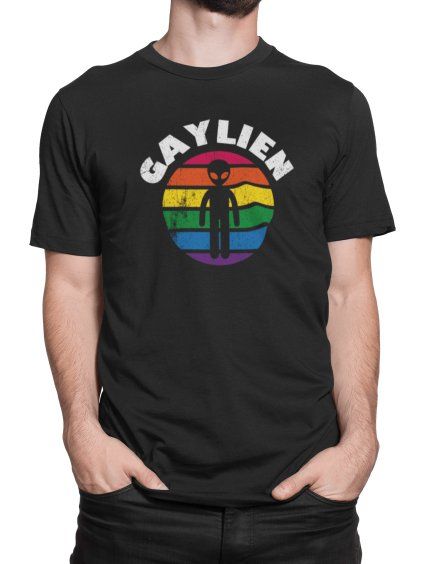 Tričko s potiskem Gaylien