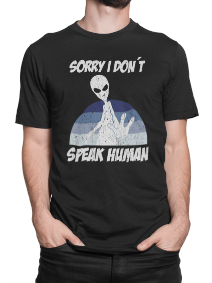 Tričko s potiskem Sorry human