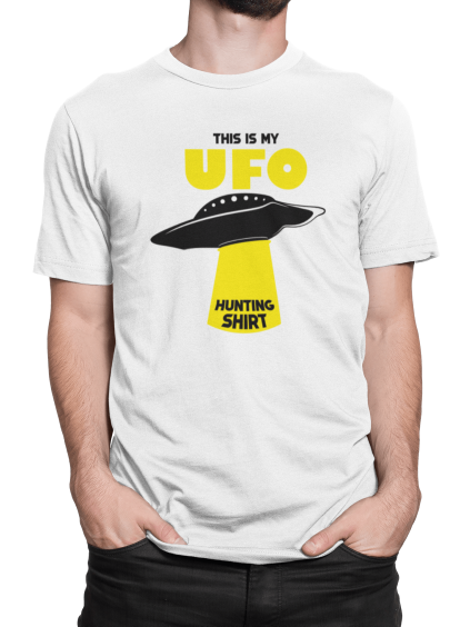 Tričko s potiskem UFO hunting