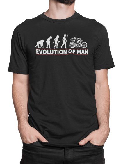 Evolution of man cerne triko
