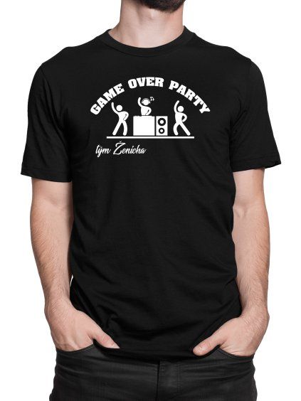 team game over tym zenicha cerne triko min