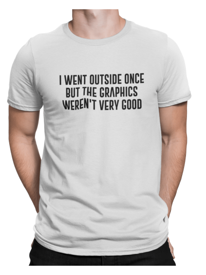mockup of a man wearing a customizable t shirt against a plain color backdrop 1422 el min
