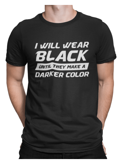 mockup of a man wearing a customizable t shirt against a plain color backdrop 1422 el min