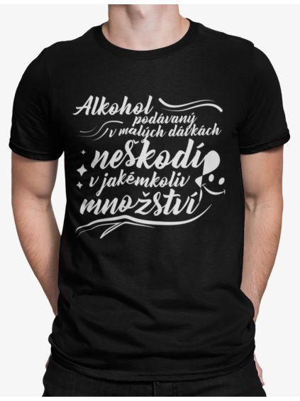 Tričko s potiskem Dávkování alkoholu