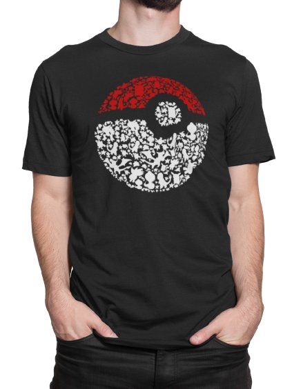 tricko s potiskem pokeball