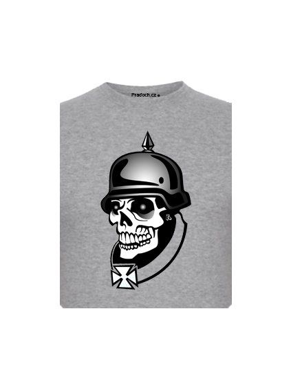 Tričko s potiskem Nazi Skeleton