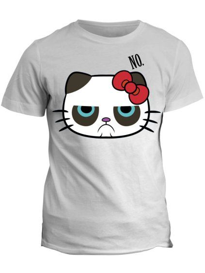 Tričko s potiskem Grumpy Cat
