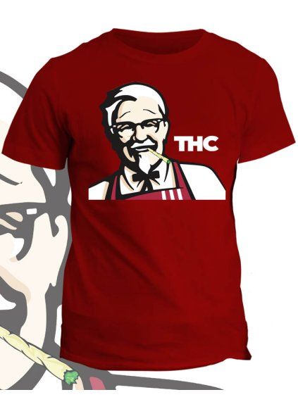 Tričko s potiskem THC