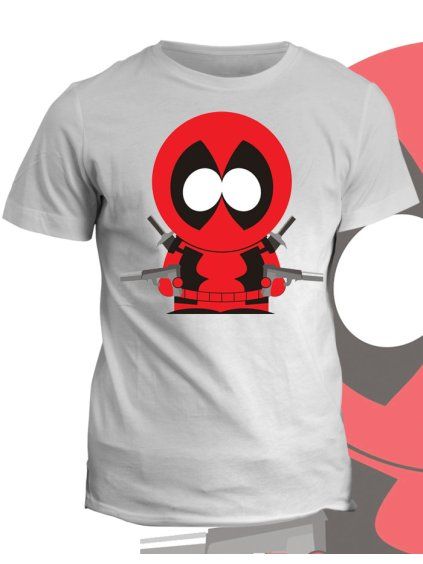 Tričko s potiskem South Park Deadpool