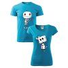Trička pro páry Robot Love