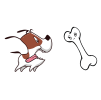 dog with bone nahled min