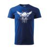 Tričko s potiskem Lebka baret