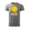 Tričko s potiskem Bitcoin never sleep