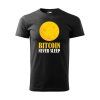 Tričko s potiskem Bitcoin never sleep