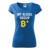 Tričko s potiskem Blood group B+