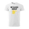 Tričko s potiskem Blood group B+