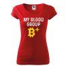 Tričko s potiskem Blood group B+